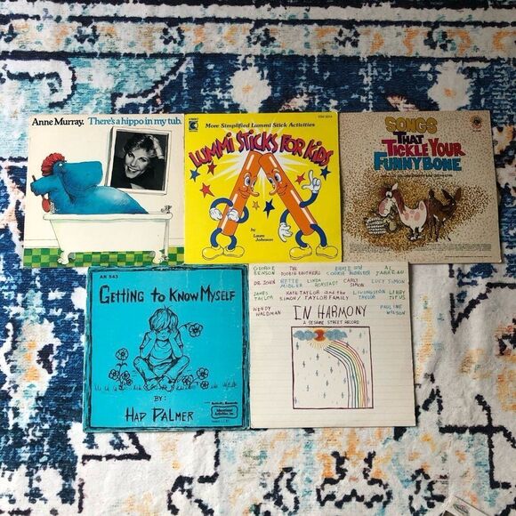Vintage children’s record bundle lot Lumi Sticks Harmony Anne Murray LPs records - Picture 8 of 8